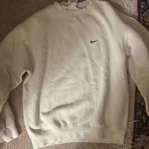 Nike Men's Off-White Crewneck Sweater